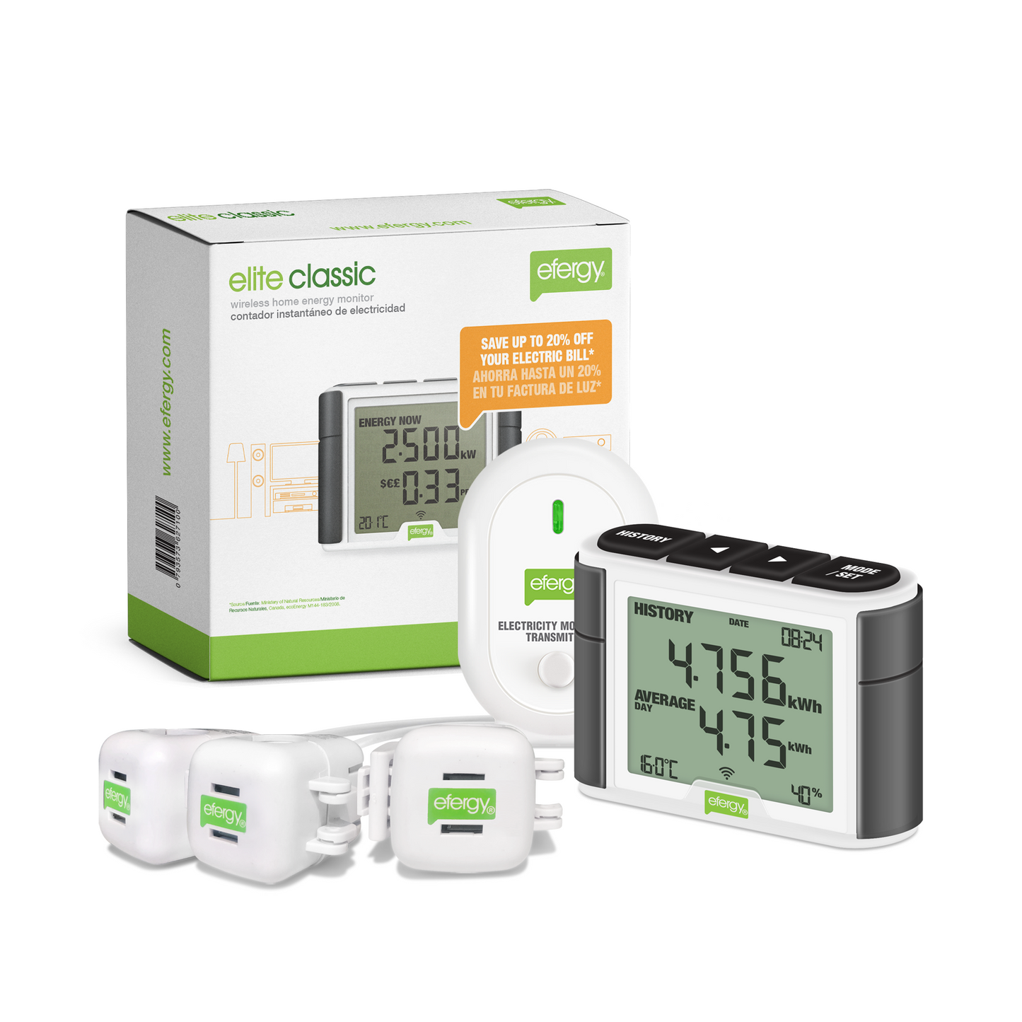 Efergy Elite Classic 4.0  3 Phase  XL
